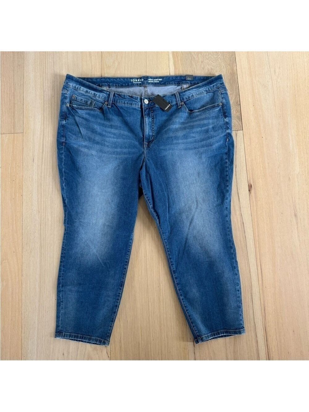 Torrid Feel The Fit Perfect Skinny Ankle Vintage Stretch Jeans Size 28 NWT